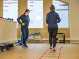 Sporten onder begeleiding.