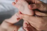 Baby voetje.